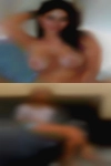 Leather horny woman