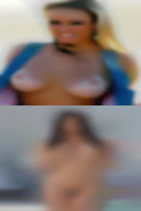 Women in stained swingers club panties.